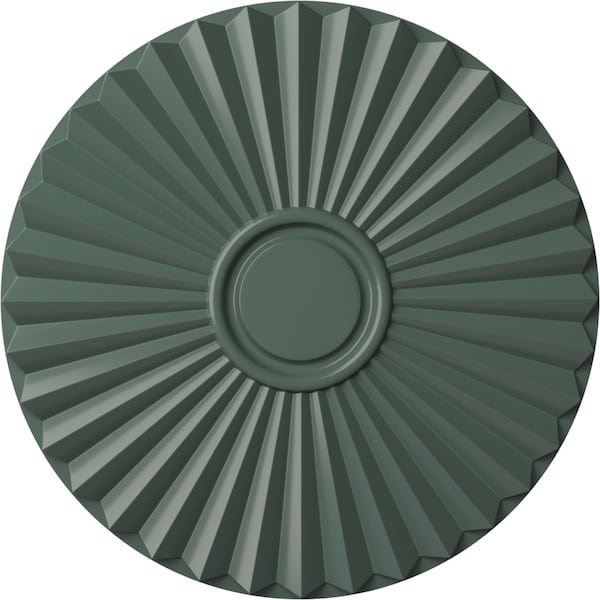 Ekena Millwork Shakuras Ceiling Medallion (For Canopies up to 5"), Hand-Painted Cloud Burst, 19 3/4"OD x 1 3/8"P CM20SHCBF - main